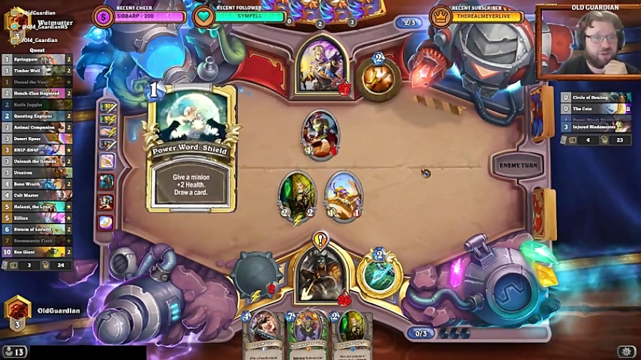 Swarming my way back to this game (Hearthstone Quest Hunter gameplay)
