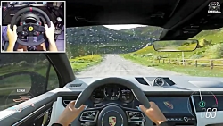 Porsche Macan Turbo 2019 - Forza Horizon 4 | Steering Wheel Gameplay