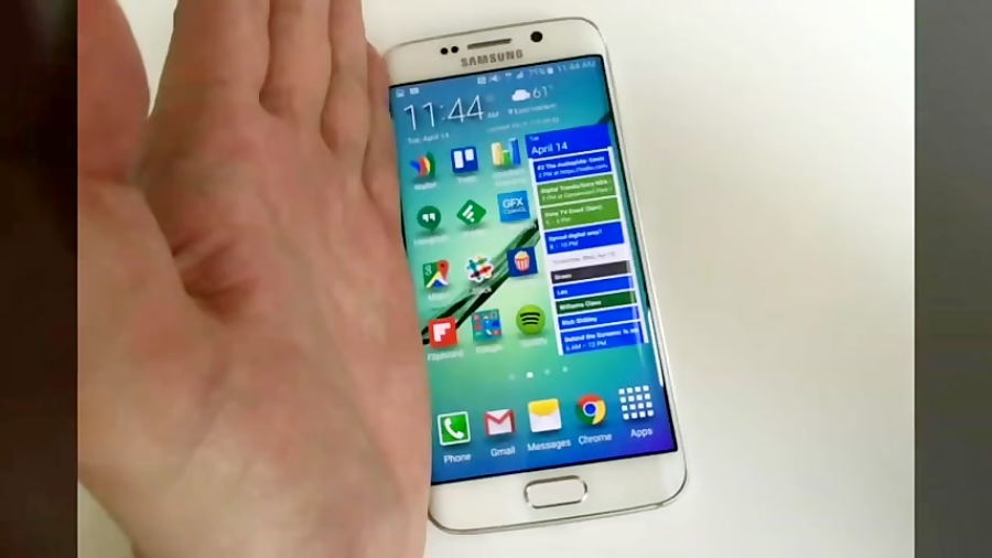 Samsung часть экрана