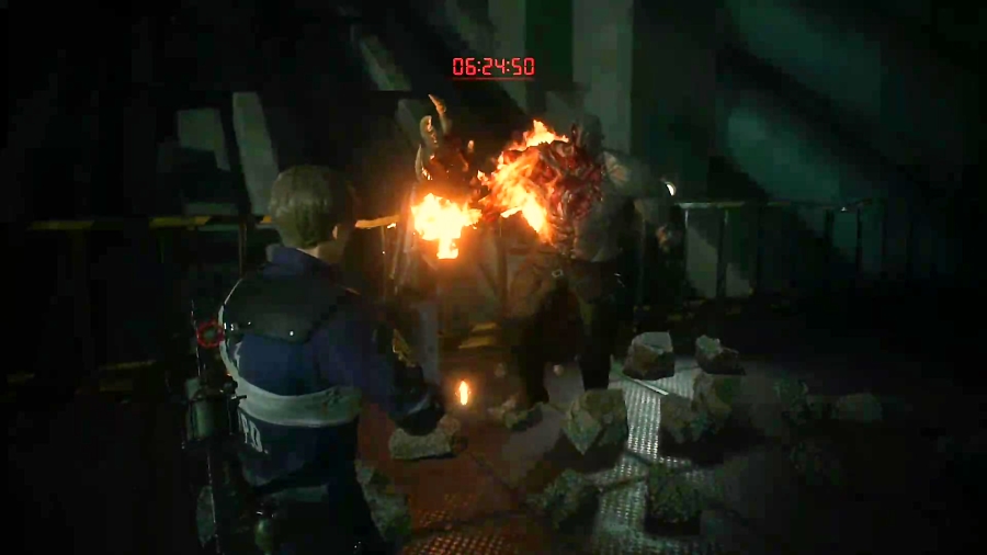 مرحله آخر resident evil2 remake