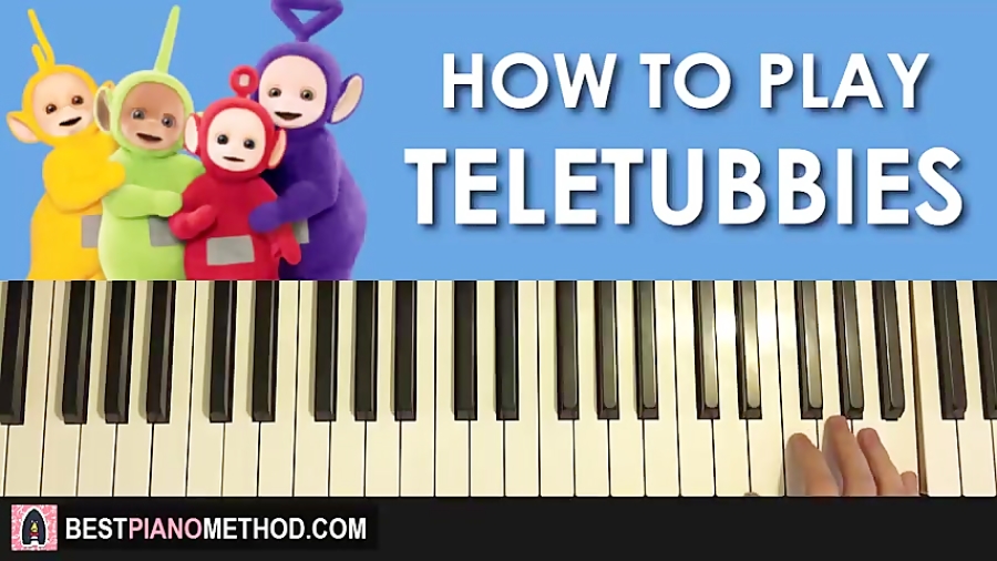 HOW TO PLAY - Teletubbies - Theme Song (Piano Tutorial Lesson) .
