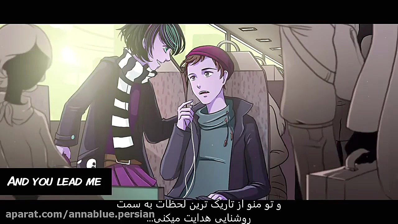 موسیقی Angel از Damien Dawn و Anna Blue با زیرنویس فارسی علامت کرنیگ
