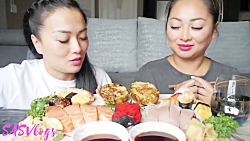 موكبانگ سوشي  چالش غذاخوري اسم...