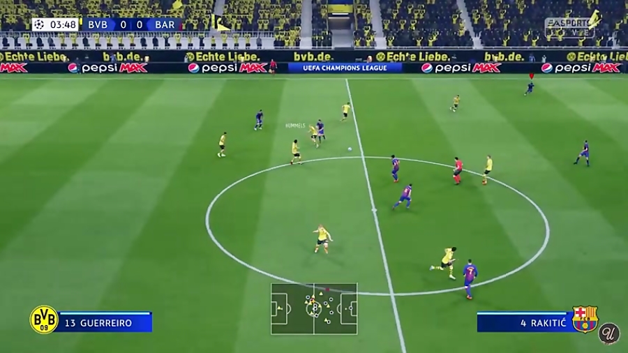 FIFA 20 | UEFA Champions League Dortmund vs Barcelona | Gameplay PC