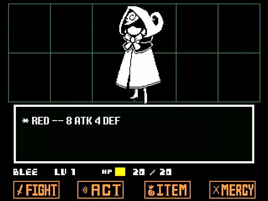 undertale : red boss fight - pacifist and genocid