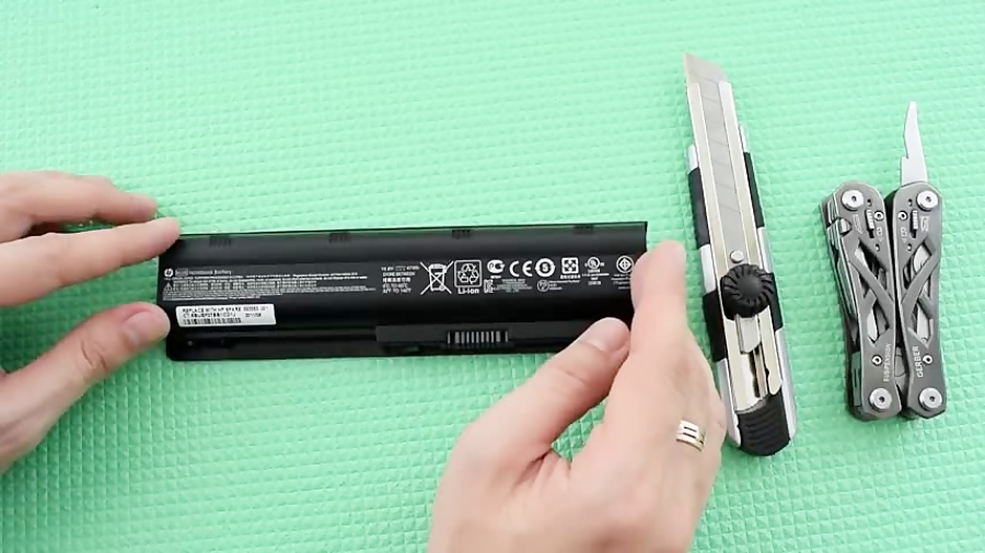 How to open Laptop Battery without damaging the Case, 18650