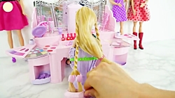 آرایش جدید باربی برای مهمونی |...