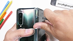 تست مقاومت و خش پذیری گلکسی فو...