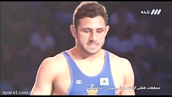 کشتی حسن یزدانی و ناظم امینه