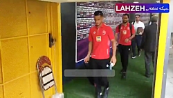 ورود بازيكنان پرسپوليس به استا...
