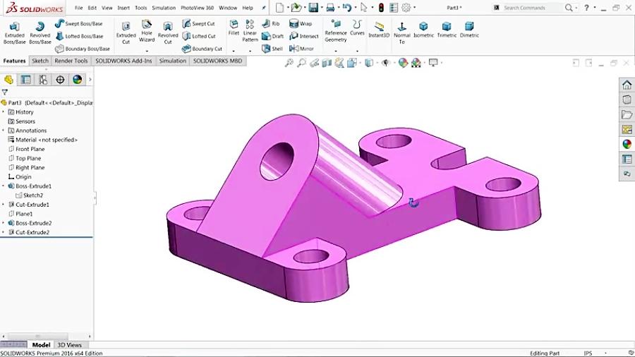 SolidWorks Tutorial For Beginners Exercise 70