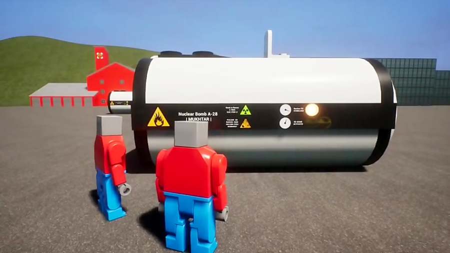 We Got Jobs Hauling Nukes in Lego City! - Brick Rigs Multiplayer Gameplay
