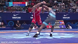 کشتی حسن یزدانی درقزاقستان