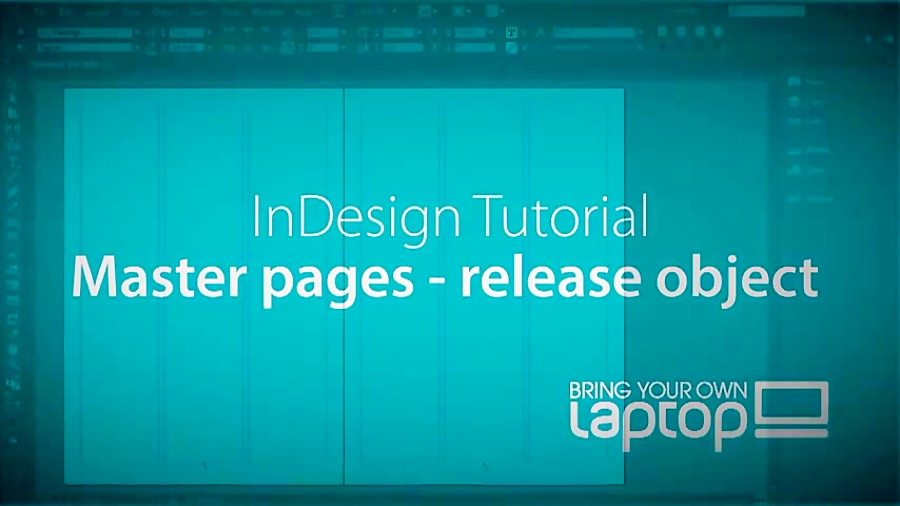 Releasing master page objects from pages - InDesign CC Tutorial [10/20]