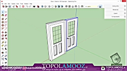آموزش Sketchup - آموزش طراحی پنجره ها در اسکچاپ