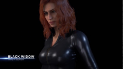 گرافیک و طراحی لباس Black Widow در بازی Avengers