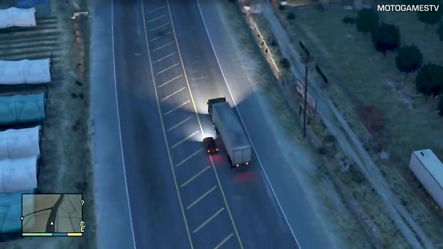 گیم پلی بازی GTA V Xbox 360 - 18 Wheeler Truck