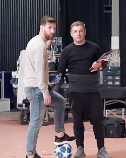 چالش درب بطری لیونل مسی