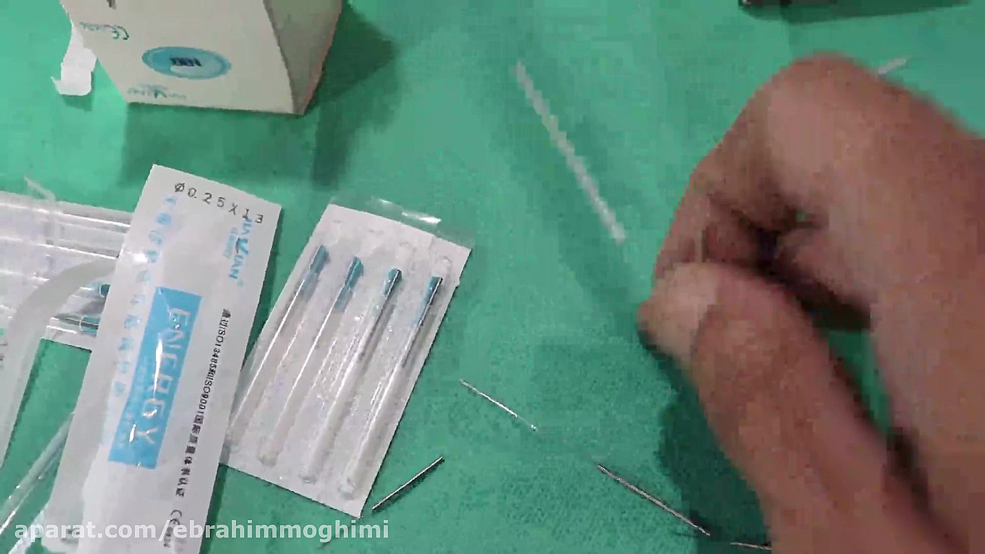 انواع سوزنها در طب سوزنی . دکتر ابراهیم مقیمی رادیوگرافی دندان