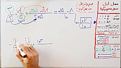 ویدیو آموزش فصل اول ریاضی هشتم بخش 4