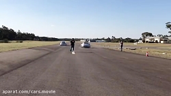 درگ دیدنی بنز gt s با پورشه 91...