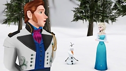 آب شدن اولاف  { السا  آنا  هان...