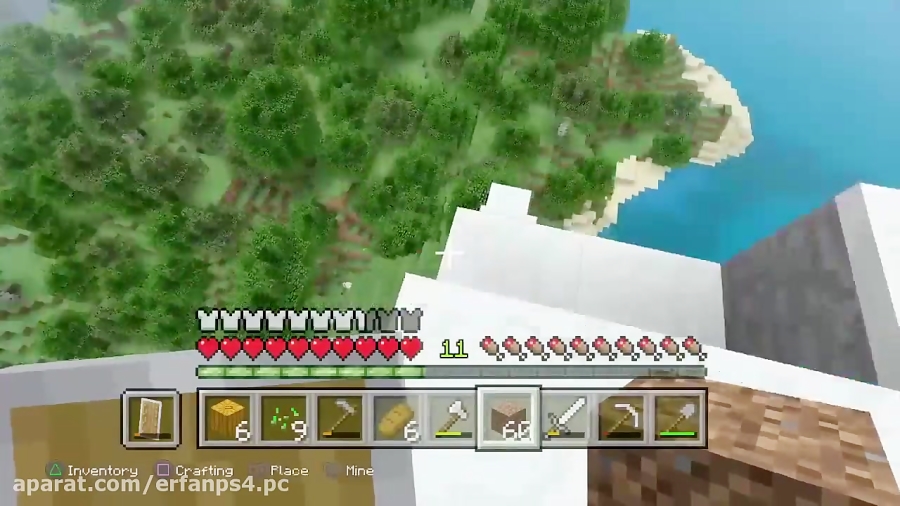 قسمت 4 minecraft survival mode_ ساخت مزرعه