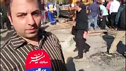روایت حادثه سقوط جرثقیل در پارک بسیج
