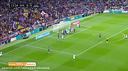 خلاصه بازی بارسلونا و سویا