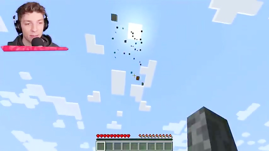 Surviving Minecraft with FALLING BLOCKS ( endless )
