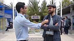 مصاحبه دکتر کرمانی در حاشیه گردهمایی آیین ورود دانشجویان ورودی 98