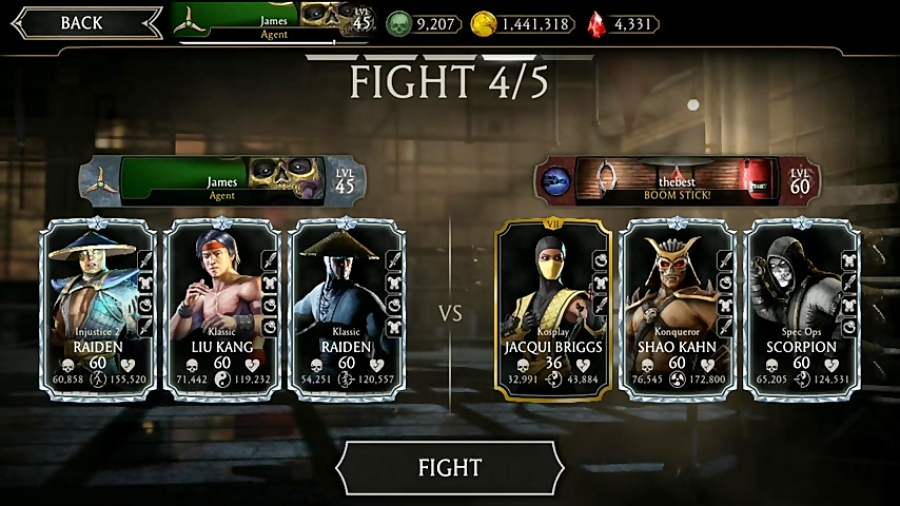 MK Mobile. Shaolin Heroes Team. Injustice 2 Raiden.
