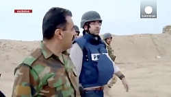 با پیشمرگ های کرد در خط مقدم ن...