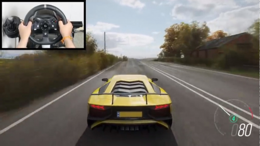 لذت رانندگی در Forza Horizon 4 با  Lamborghini Aventador