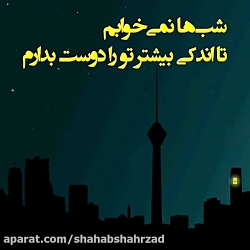 شهاب شهرزاد - شب ها نمی خوابم تا اندکی بیش تر تو را دوست بدارم... شهاب شهرزاد - شب ها نمی ...