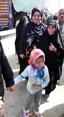 شفا دادن دختر فلج در مسیر اربع...