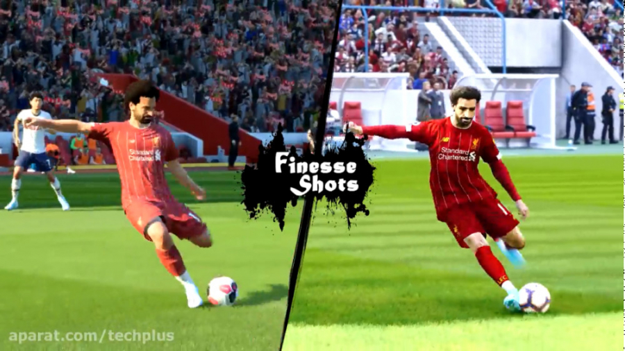 مقایسه شوت در بازی PES 2020 و FIFA 20