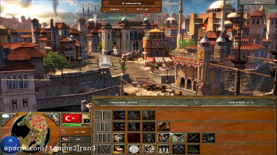 گیم پلی بازی Age of Empires III