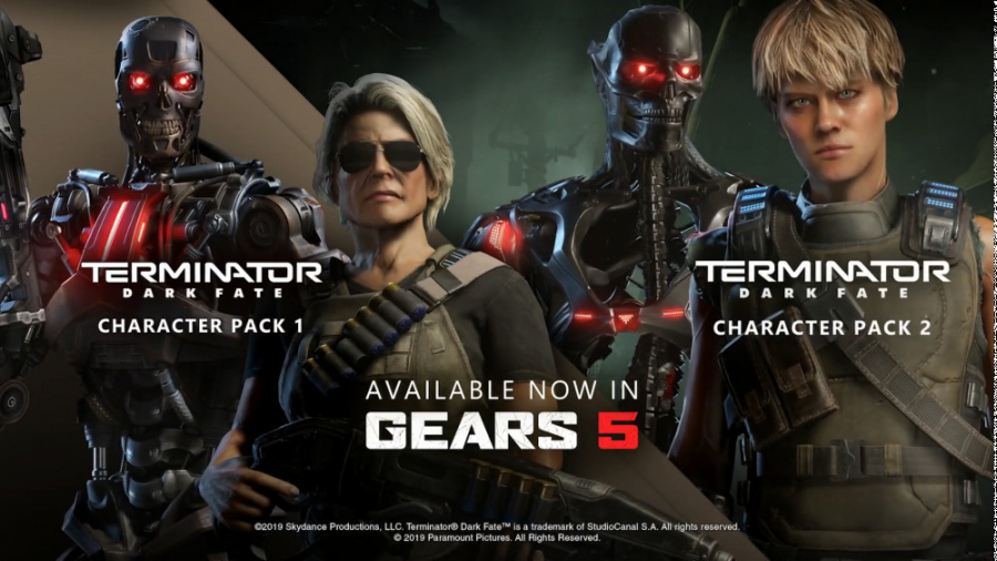 معرفی کاراکترهای Terminator Dark Fate در بازی Gears 5 زمان30ثانیه