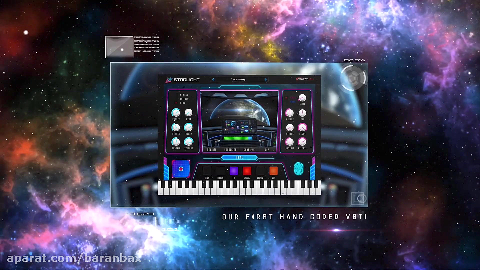 معرفی وی اس تی بانک صدا IndustryKits Starlight VST زمان75ثانیه
