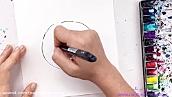 آموزش آبرنگ ویدویی کیوی