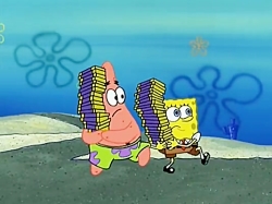 انیمیشن(باب اسفنجی شلوار مکعبی...