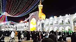 مداحی در حرم مطهر رضوی