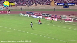 گل سوم پرسپولیس به شاهین با دب...