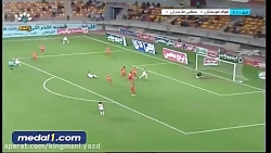 خلاصه بازی فولاد ۱ - ۰ نساجی/...