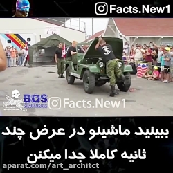 باز کردن ماشین در یک چشم به هم...