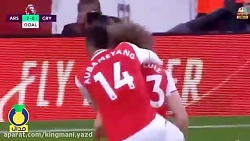 خلاصه بازی آرسنال 2 - 2 کریستا...