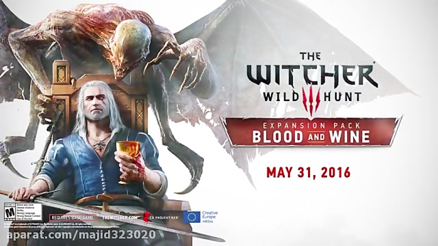 تریلر زمان انتشار The Witcher 3 ndash; Blood and Wine