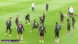 خرس وسط بازیکنان رئال مادرید