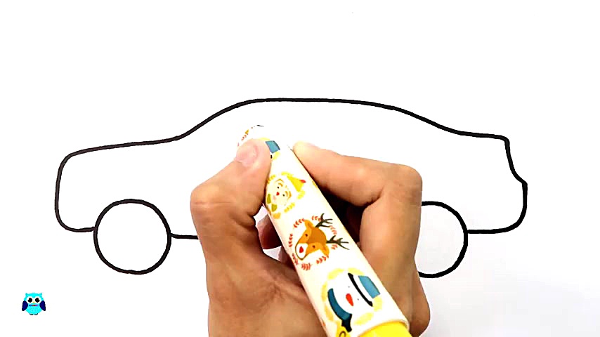 How to Draw a Police Car New for Kids هوپیلو